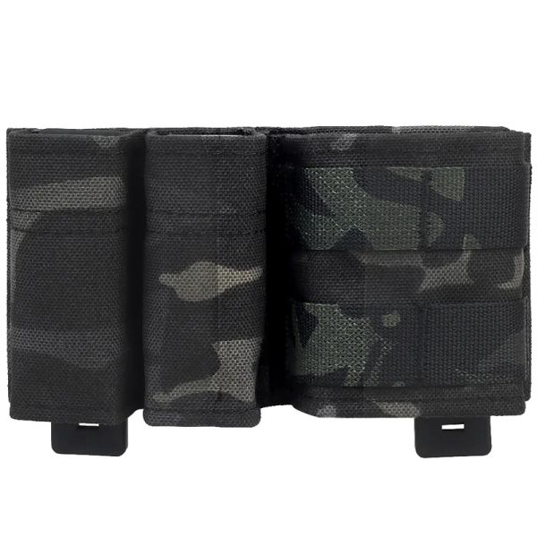 Bolsas Luc Molle Tactical Magazine Pouch Fast Double 9 mm+5.56 Bolsa multifunción de deportes al aire libre para caza accesorios militares de airsoft