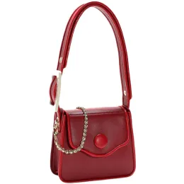 Sacs mbti vintage rouge sac une principale fashion solide de poignée solide sacs nouveaux arrivants de style coréen sac à bandoulière kawaii bolso mujer