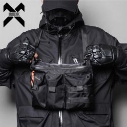 Tassen Men Messenger Bag Street Trendy Tactical Functional Shoulder Shoulder Waterproof Tassen Hip Hop Streetwear Oxford Bag