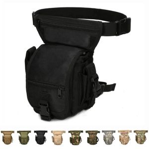 Sacs de randonnée de randonnée masculine en nylon à vélo de moto de camping sac de camping militaire sac de la jambe de la jambe