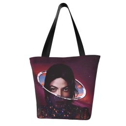 Sacs Michael Jackson Torba Na Zakupy Esteyczna Torebka Z Tkaniny Kobiece Modne Torby