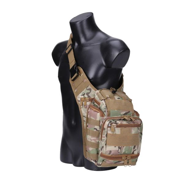 Sacs Sac de poitrine militaire sac à bandoulière tactique armée chasse Camping sac à dos grande taille en plein air étanche caméra bandoulière sac de selle