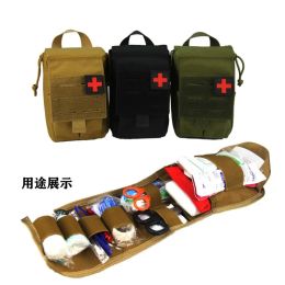 Tassen Militaire EDC Tactical Bag Taill Belt Pack Hunting Vest Emergency Tools Pack Outdoor Medical First Aid Kit Camping Survival Pouch