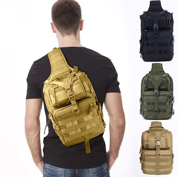 Sacs Military Tactical Assault Pack Sling Backpacks Army MOLLE EMPHEPHOP RUCKSACK SAC pour des randonnées extérieures