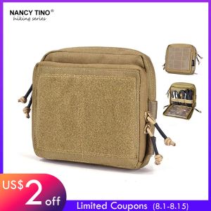 Tassen Militaire tactische uitrusting Utility Map Admin Pouch Outdoor EDC Tool Molle Bag Organizer Taille Pack Hunting Accessoires Molle Pouch