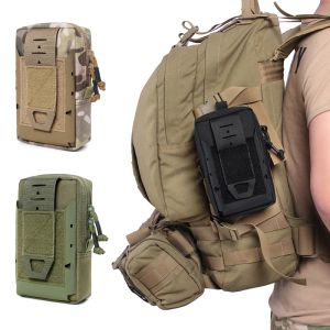 Tassen Militaire tactische molle -tassen Telefoon EDC Tool Zakje Buiten Spotrs Camping Purse Sports Emergency Pack Hunting Fishing Taile Bag