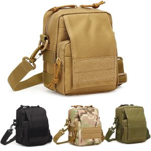 Sacs Sac à bandoulière tactique militaire, petite pochette pour téléphone Airsoft EDC, sac de ceinture pour hommes, Sport de plein air, Camping, accessoires de chasse, Pack