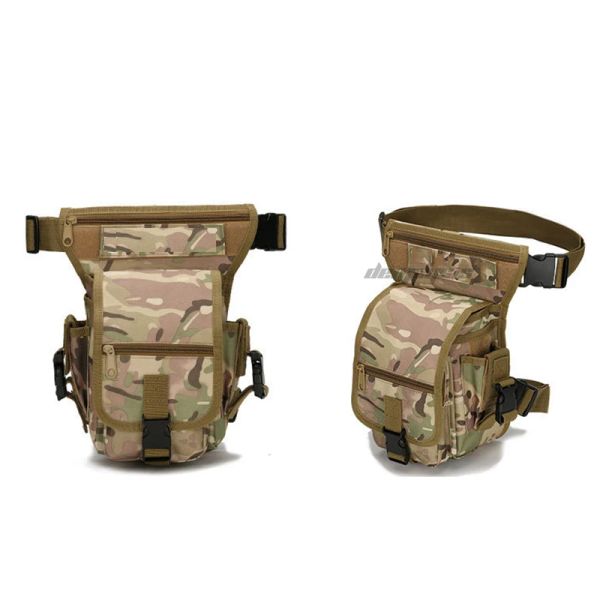 Sacs Military Tactical Coptic Sac Hommes imperméables de camping Camping Hunting MOLLE PACK DROP DRAGS DURAGE Shooting Randonnée Airsoft Waist Sacs