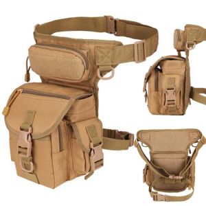 Sacs Military Assest Fanny Pack Tactiques d'armes à arme Sac à jambe pour hommes Soule