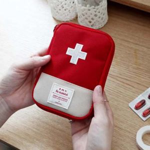 Sacs mini sac de médecine portable voyage de premiers soins kit de médecine sac de rangement de rangement kit de survie