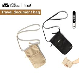 Sacs Mobi Garden Camping multifonction anti-thefft Document de voyage Ticket Passport Pocket Mobile Phone Rangement Sac