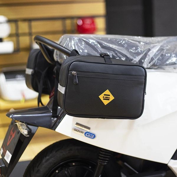 Sacs Sac de siège arrière de moto sac latéral de moteur étanche sac de sacoche de vélo sac suspendu de vélo électrique sac de rangement d'outils de grande capacité