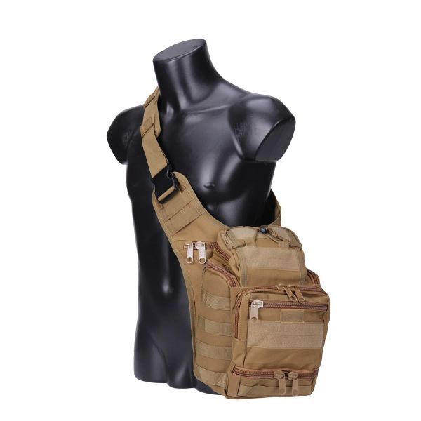 Bolsas Bolso de hombro multifunción Molle militar Mochila táctica con eslinga Ejército Escalada Senderismo Bolsa de caza Bolso cruzado para cámara impermeable