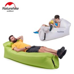 Borse Naturehike Iatable Sacco a pelo Divano Letto ad aria Lazy Bag Divano ad aria portatile ultraleggero per viaggi Campeggio all'aperto Divano pigro da spiaggia