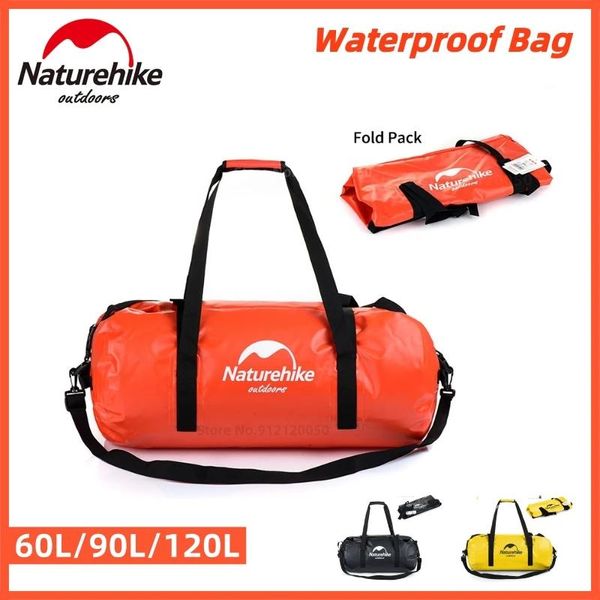 Bolsas Naturehike, bolsa impermeable para exteriores, bolsa de camello, bolsa para senderismo en río, tela de sujeción de red de PVC 500D para exteriores, bolsa impermeable para natación y playa