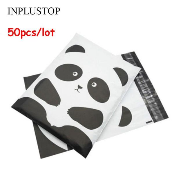 Sacs Nouveaux sacs de dessins / lots de dessins dessins de dessins de dessins express 3D Panda Plastic Adhesive Adhesive Mailer Sacs Sac d'emballage en poly étanche