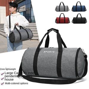 Bolsos nuevos de negocios para hombre, bolso de viaje, venta al por mayor, bolso deportivo para gimnasio con compartimento para zapatos, equipaje de viaje al aire libre, bolso de lona para mujer