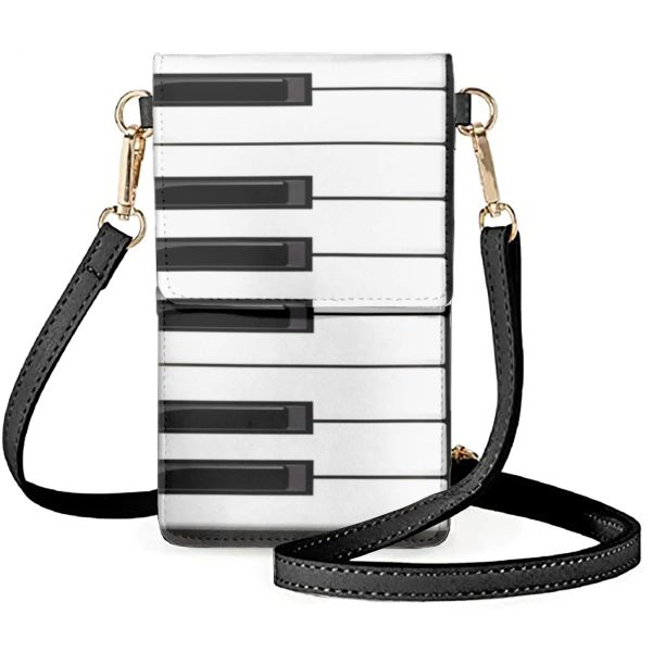 Bolsas nuevas llaves de piano de moda teléfonos móviles bolsos de bolsos para mujeres diseños de bajos de los mensajeros bolsos de cuero femenino pubra de cuero