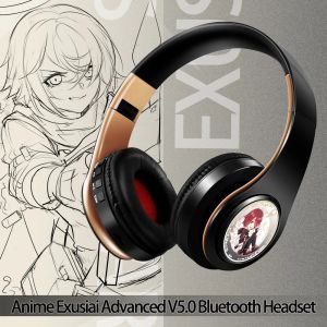 Sacs Nouveaux anime cool arknights exusiaie wireless gold bluetooth head sage monté de tête monté en charge mobile chronomones de téléphone mobile