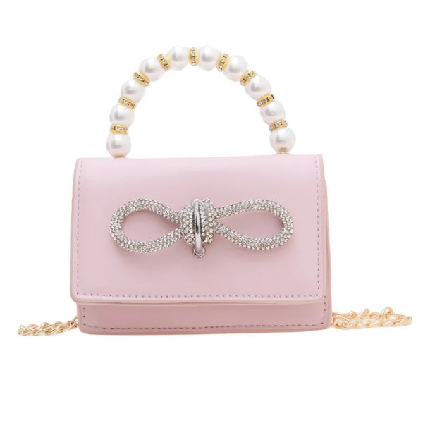 Sacs New Girl Classic Pu Pearl Sac Jewel monnaie sac à main