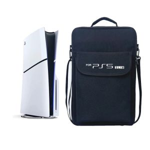Tassen Nieuwe PS5 Slim draagtas draagbare opslag schoudertas beschermende deksel rugzak voor PlayStation 5 slanke game -accessoires