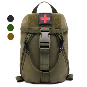 Sacs Nouveau sac de trousse de premiers soins tactique Molle EDC pochette médicale survie EMT sac à outils d'urgence sac de taille militaire Camping pochette de chasse