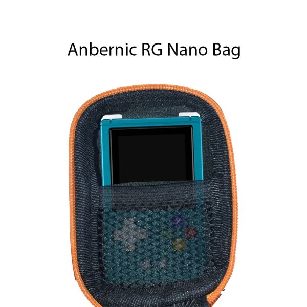 Sacs Sac de transport de nuit d'Anbernic RG Nano 1,54 pouces écran mini lecteur de jeu portable protection de boîtier portable console de jeu vidéo rétro