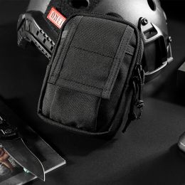 Sacs Onetitigris's Taist Packs Outdoor Sports Running Sac molle Tactical Mini Edc Utility Socchy s'adapte au sac de téléphone portable de 5,5 "