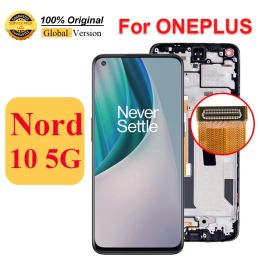 Bolsas Pantalla original para OnePlus Nord N10 5G LCD 10 Toques Reemplazo de pantalla para One Plus Nord N10 5G BE2029 BE2025 BE2026 BE2028