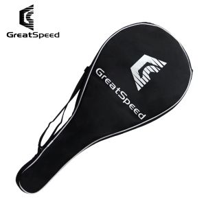 Tassen Originele GreatSpeed Tennistas 1 Pack Tennisracket Cover Beschermende Fluwelen Tas Duurzame Mannen Vrouwen Schouder Sporttas Tenis Cover