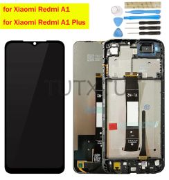 Tassen Originele TuTxtut voor Xiaomi Redmi A1/ A1 Plus LCD Display Screen Touch Digitizer -assemblage met frame -reparatieonderdelen 220733SI
