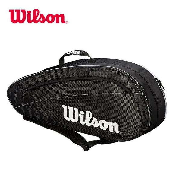 Bolsas Originales Wilson Classics Hombres Mujeres Bolsa De Tenis Mochila Deportiva Mejor Calidad Marca Wilson Raquete De Tenis Bolsas