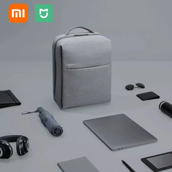 Sacs Original Xiaomi Backpack ordinateur portable Sac Urban Life Style Polyester Backpacks for School Business Travel Men's Sac grande capacité