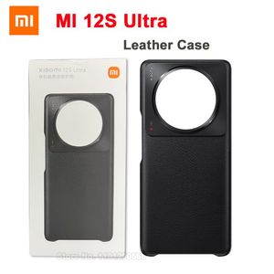 Sacs Original Xiaomi Mi 12s Ultra Case Sac Imitation de cuir Coque dure Couvercle dur Toudeur délicate pour Xiaomi Mi 12s Ultra