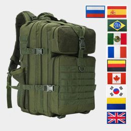 Sacs Oulylan 30L / 45L Extérieur Nouveau sac à dos Tactical Sacolage Backpack de grande capacité Équipement de sport extérieur Camouflage sac
