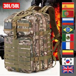 Sacs oulylan sac à dos armée sac molle sac à dos alpinal milléenneur pack de rocaille 30l / 50l de haute capacité