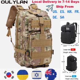 Sacs Oulylan hommes armée militaire 30L/50L grande capacité Camping tactique sac à dos en plein air Softback imperméable randonnée sacs de chasse