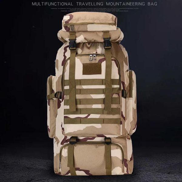 Sacs sac à dos extérieur 75L Nylon imperméable Trekking pêche sac de chasse sacs à dos militaires sport tactique Camping randonnée