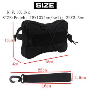 Tassen Outdoor Hunting Bag EDC Tactical Tail Pack Handtas Army Militair Camping Army Molle Taille Belt Bouch First Aid Kits Medical Bag