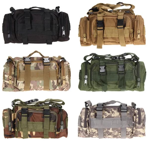 Bolsas al aire libre militar bolsa de cintura táctica impermeable Nylon Camping senderismo mochila bolsa de mano bolsa militar estilo mochila