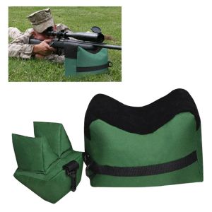 Tassen Outdoor Tactical Sandbag Target Jacht Hulpmiddel Richt op basis Portable Rifle Holder Kussen Richt op vast Hunting Shooting Airsoft