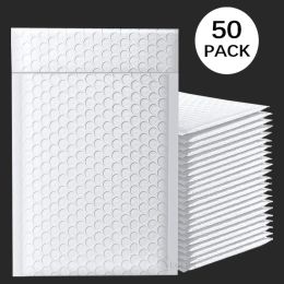 Sacs emballe 50 enveloppes à bulles blancs enveloppe en poly.