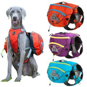 Sacs Pet Dog Sac à dos mode multifonctionnel grand harnais de chien voyage hremptable camping out sac à grande capacité détachable de grande capacité