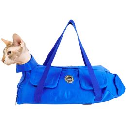 Sacs animaux domestiques portables pour chien pliable sac à dos chat net sac décalé, éviter de gratter le sac à chat fixe spécial
