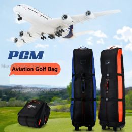 Sacs PGM Golf Aviation Sac avec roues Strong Nylon pliable Design Golf Golf épaississant Aircraft Package de voyage Poule Poule de poulie