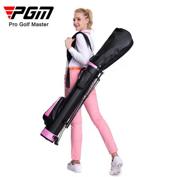 Sacs PGM Golf Sac Golf Backet Portabilité Ultralight Portabilité et les sacs à pistolet de golf de grande capacité peuvent contenir 9 clubs