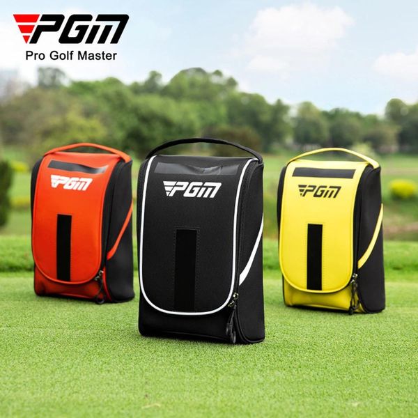 Bolsas PGM nueva bolsa de zapatos de Golf versión coreana bolsa de zapatos portátil Mini ligera impermeable bolsa para zapatillas de Golf bolsas de Golf