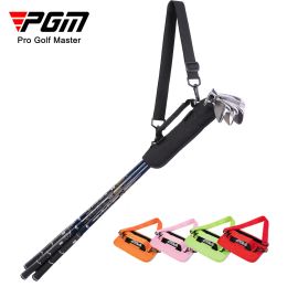 Bolsas PGM Mini bolsa de golf portátil puede contener 5 palos Bolsa de mano simple ultraligera Mochila Cinturón portador SOB006