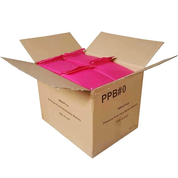 Sacs Pink Bubble Mailer 50 PCS enveloppes pour les sacs d'expédition enveloppes rembourrées pour emballage de joint de joint envoyez un rembourrage cadeau violet et noir