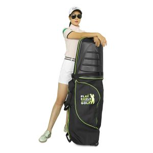 Tassen Playagle Hard Shell Top Golf Aviation Bag Proteerbare vouwgolf Buitenzak met wielen